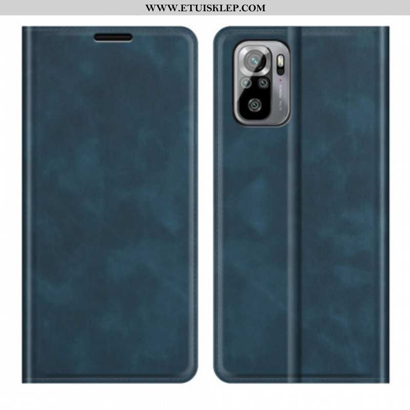 Etui Na Telefon do Poco M5s Etui Folio Dotyk Skóry